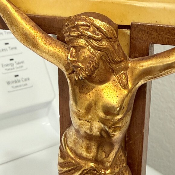 Vintage Last Rights Crucifix Sacrament Set From the 1940's - Picture 13 of 17
